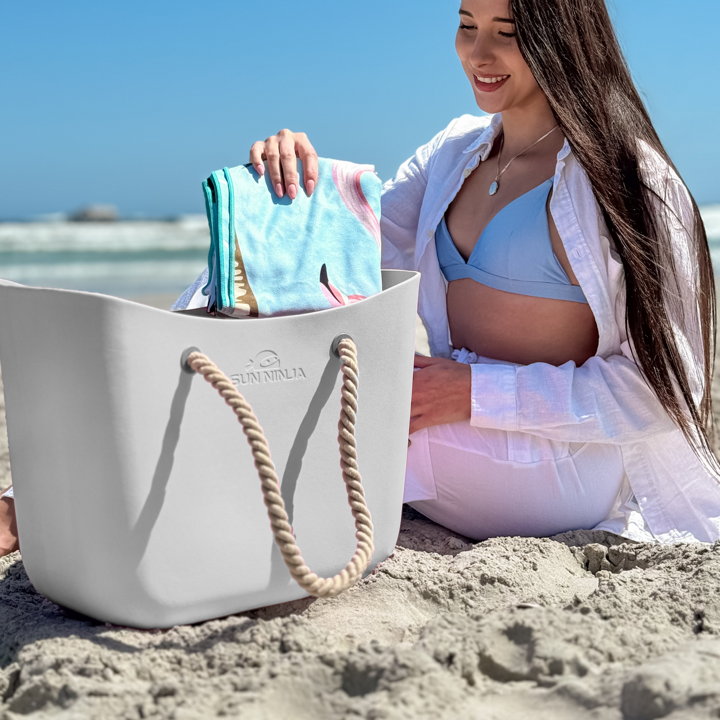 Rubber Beach Tote E3 image 9