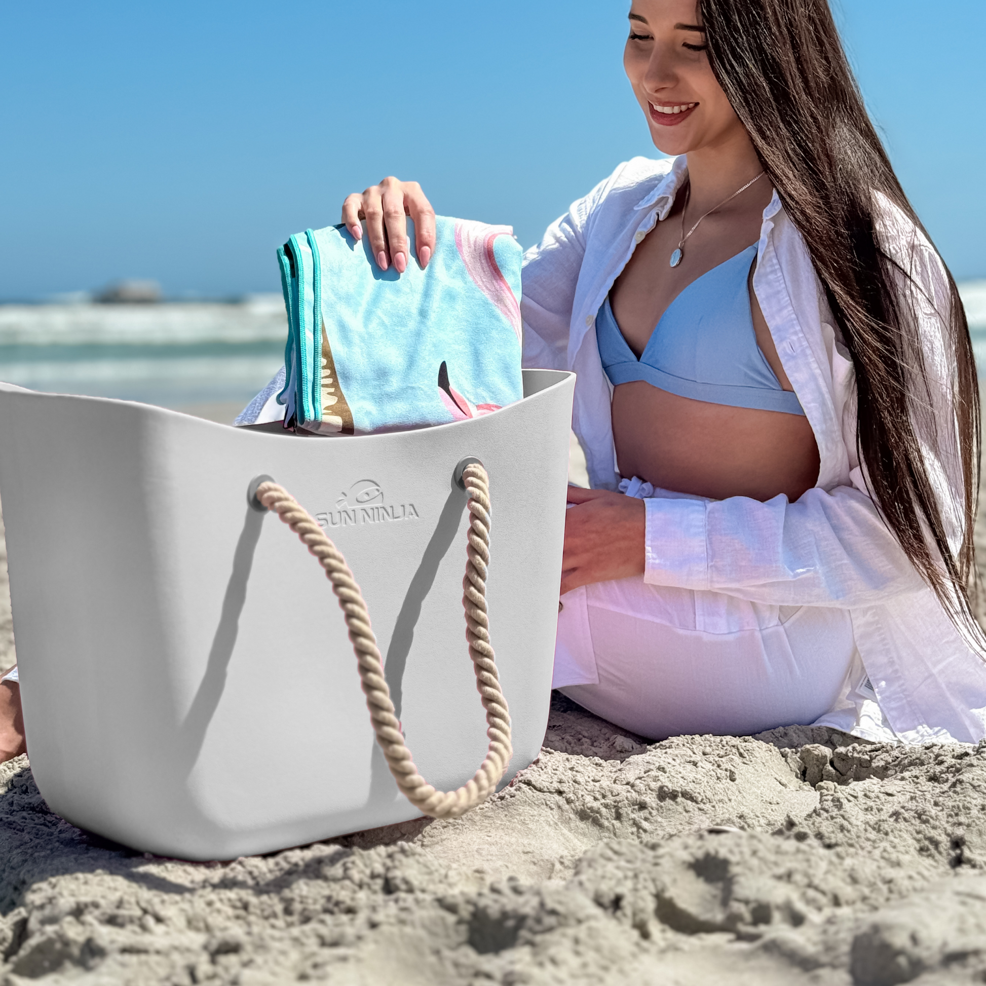 Rubber Beach Tote E3 image 9