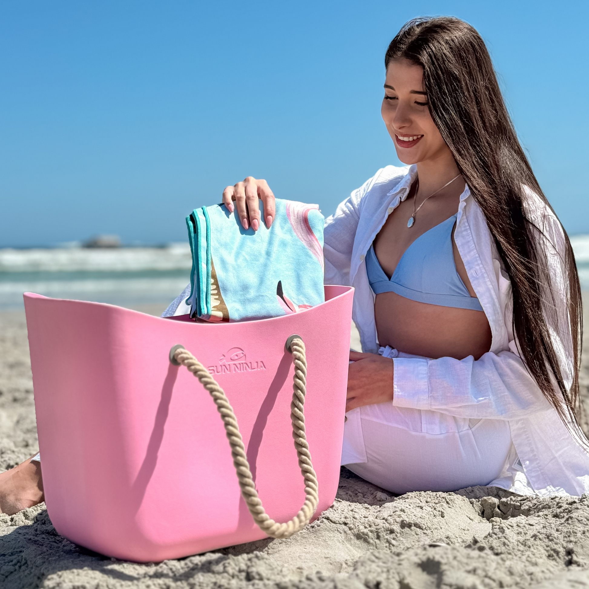 Rubber Beach Tote E3 image 3